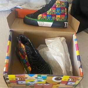 Cartoon Network Multicolor High-Top Sneakers